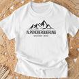 Alpenüberquung Oberstdorf Meran E5 Idea T-Shirt Geschenke für alte Männer