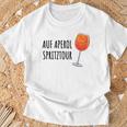 Aperol Bin Auf Aperol Spritztour German Language S T-Shirt Geschenke für alte Männer