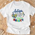 Autismo No Es Una Discapacidad Es Una Habilidad Diferente Camiseta unisex Regalos para ancianos