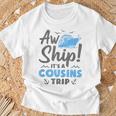 Aw Ship It's A Cousins Trip Cruise Vacation T-Shirt Gifts for Old Men