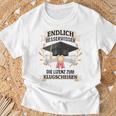 Bachelor Graduation Saying Exam Bestanden Uni Gra T-Shirt Geschenke für alte Männer