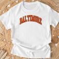 Baltimore Throwback Classic T-Shirt Gifts for Old Men