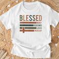 Blessed Mercy Redeemed Loved Worship T-Shirt Gifts for Old Men