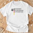 Bundesinstitut Für Lecker Bierchen Und Fussball-Liebe Bier T-Shirt Geschenke für alte Männer