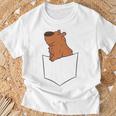 Capibara Lindo Capibara Divertido Camiseta unisex Regalos para ancianos