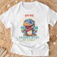 Children's Bye Bye Kindergarten With Dino T-Shirt Geschenke für alte Männer