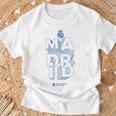 Colección Real Madrid Logo Azul Camiseta unisex Regalos para ancianos
