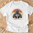 Cool Dad Herren Top Dad Brozilla Geschenkeatertag Für Papa Raglan T-Shirt Geschenke für alte Männer