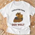 Coolster Papa Der Weltater Outfitatertag Bester Papa T-Shirt Geschenke für alte Männer