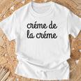 Creme De La CremeT-Shirt Gifts for Old Men