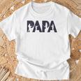 Damen Fisherman Papa Fisher Dad Angelnater Geschenk Mit-Ausschnitt T-Shirt Geschenke für alte Männer