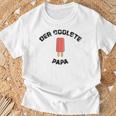 Der Coolste Papa Eis Am Stiel Lustigater Papi T-Shirt Geschenke für alte Männer