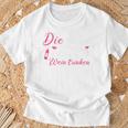 Die Tut Nix Die Will Nur Wein Trinken T-Shirt Geschenke für alte Männer