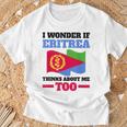 Eritrea Eritreische Flagge T-Shirt Geschenke für alte Männer