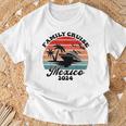 Family Cruise Mexico 2024 Family Matching Couple T-Shirt Gifts for Old Men