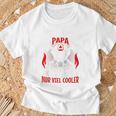 Freiwillige Feuerwehr Papa Spruchatertag Feuerwehrmann Raglan T-Shirt Geschenke für alte Männer