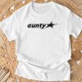 Cunty'ss With Star Humorous Saying Quote Women T-Shirt Gifts for Old Men