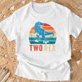 T Rex Gifts, Vintage Sunset Shirts