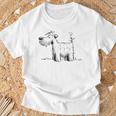 Dog Motif For Schnauzer Or Terrier Lovers T-Shirt Geschenke für alte Männer