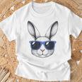 Rabbit Bunny Face Sunglasses Easter For Boys Men T-Shirt Gifts for Old Men