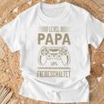 Für Papa Zur Geburt Frischgebackener Papa Gaming T-Shirt Geschenke für alte Männer