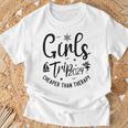 Girls Trip Cheaper Than A Therapy 2024 Girls Trip Matching T-Shirt Gifts for Old Men