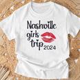 Girls Trip Nashville 2024 Weekend Birthday Party Women T-Shirt Gifts for Old Men