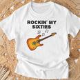Gitarrist 60 Geburtstag E-Gitarre T-Shirt Geschenke für alte Männer
