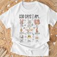 God Says I Am Easter Day T-Shirt Gifts for Old Men