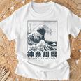Gran Ola De Kanagawa Japón Arte Estética Japonesa Camiseta unisex Regalos para ancianos