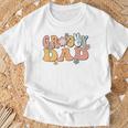 Groovy Dad Retro Father Matching Family 1St Birthday Party T-Shirt Gifts for Old Men