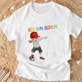 Ich Bin Schon 6 Jahre Footballer T-Shirt, Kindergeburtstag Fußball Geschenke für alte Männer