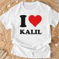 Ich Liebe Kalil T-Shirt Geschenke für alte Männer