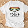I'm Retired Everyday Is Saturday Retirement Retirees T-Shirt Gifts for Old Men