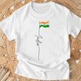 India Indian Flag Indian Pride India Vintage Patriotic T-Shirt Gifts for Old Men