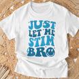 Just Let Me Stim Bro Autistic Autism Awareness T-Shirt Gifts for Old Men