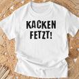 Kacken Kacken Fetzt T-Shirt Geschenke für alte Männer