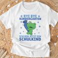 Kinder Bye Kindergarten Ich Bin Jetzt Ein Schulkind Frog T-Shirt Geschenke für alte Männer