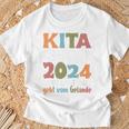 Kinder Kindertagesstätte Abschied Kinder Kita Abgänger 2024 T-Shirt Geschenke für alte Männer