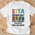 Kinder Kita Abgänger 2024 Schulkind Einschulung Schule Letzter Tag T-Shirt Geschenke für alte Männer