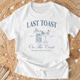 Last Toast On The Coast Bachelorette Party Beach Bridal T-Shirt Gifts for Old Men