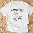 Layover For K-Pop Lover Army Bangtan Saranghae V T-Shirt Gifts for Old Men