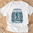 Leave No Trace America National Parks Big Foot T-Shirt Gifts for Old Men