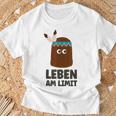 Leben Am Limit Schaumkiss Schokokiss Indian Gray S T-Shirt Geschenke für alte Männer