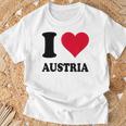 I Love Austria T-Shirt Gifts for Old Men
