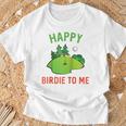 Lustiges Golfspielzeug Happy Birdie To Me Golfer Papa Onkel Geburtstagsgeschenk Raglan T-Shirt Geschenke für alte Männer