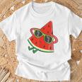 Melon Summer Fruit Sunglasses On Watermelon T-Shirt Geschenke für alte Männer