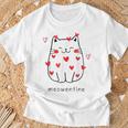 Meowentine Cute Cat Valentine Day 2023 Cute T-Shirt Gifts for Old Men