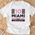 Miami 10 GOAT Herren T-Shirt - Sportdesign für den Großartigsten Geschenke für alte Männer