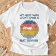 Nächste Frau Wird Keinen Hund Besitzen Ehemannater Ratte Terrier Papa T-Shirt Geschenke für alte Männer